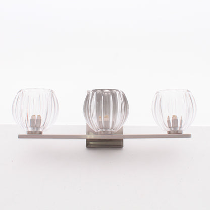 Elegant Lighting 1517W18BN Monticello 3 LT Brushed Nickel Vanity Light
