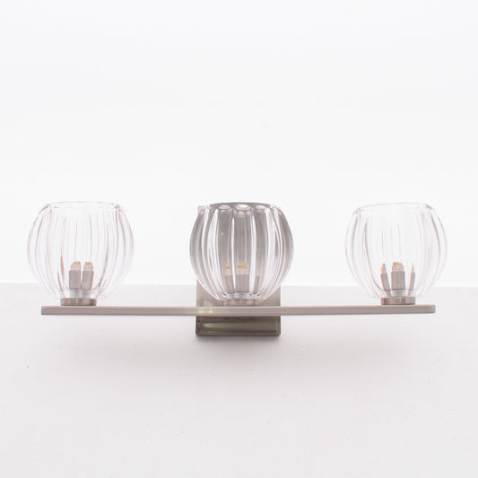 Elegant Lighting 1517W18BN Monticello 3 LT Brushed Nickel Vanity Light