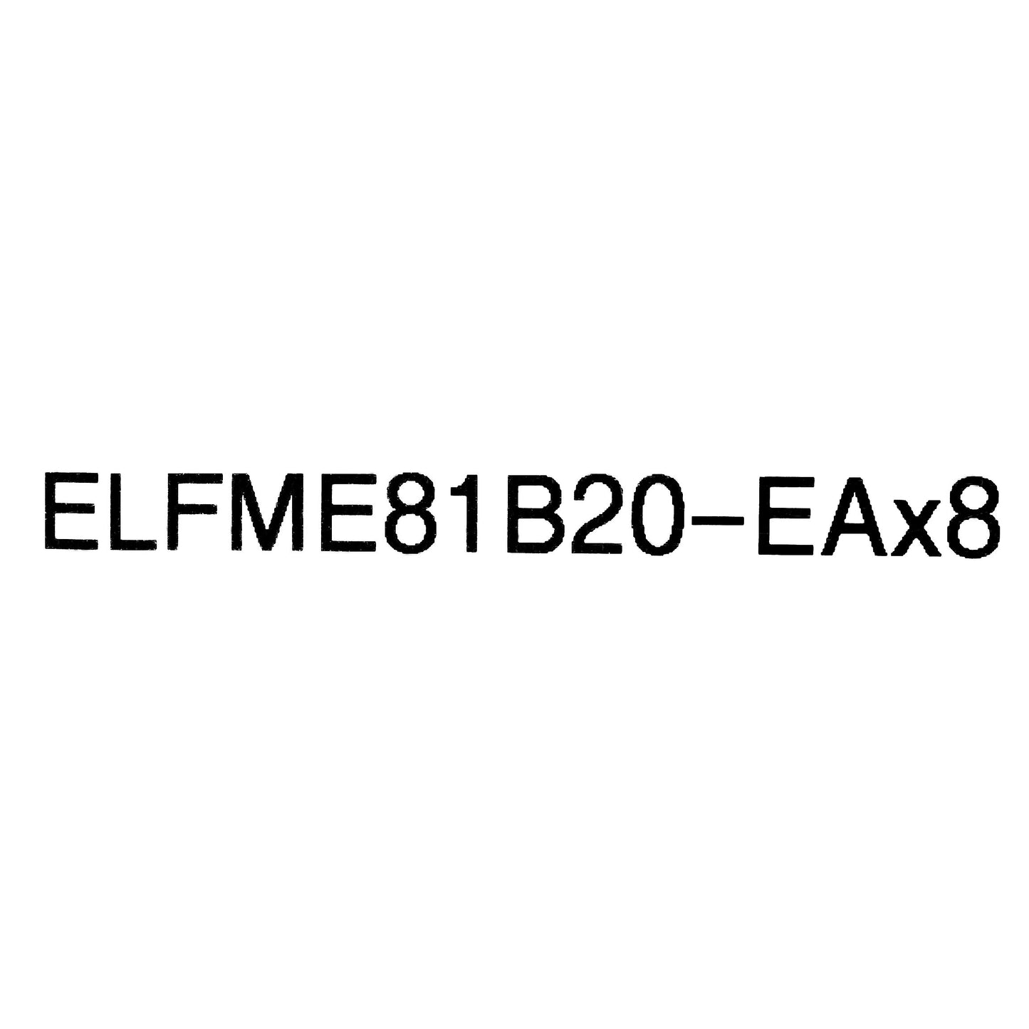 8 AEG B20 Single Pole Standard Circuit Breakers 20A Elfa E81 Din-Rail Mount