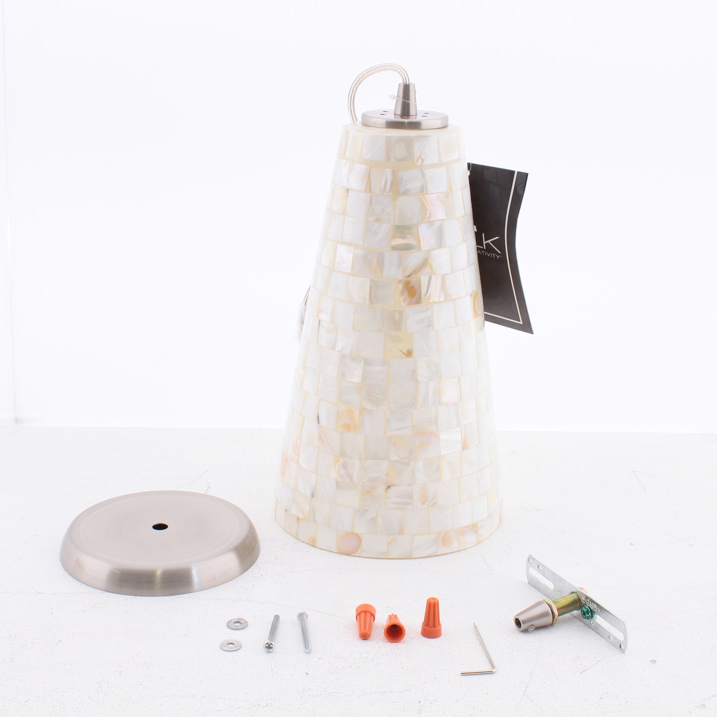 Elk Lighting Riley Single Light 10" Wide Pendant with Clear Glass Shade 16061/1
