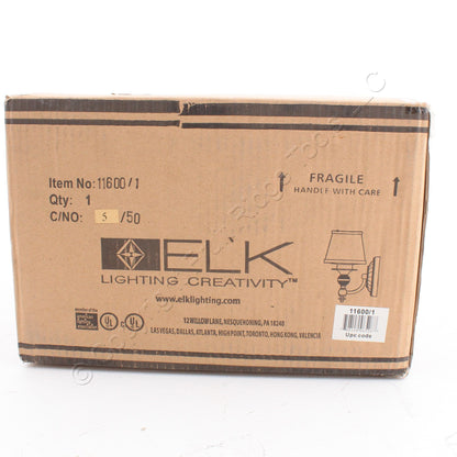 Elk 11600/1 Lighting 1-LIGHT Brushed Nickel Wall Sconce