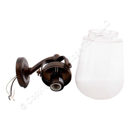 Elk Lighting Lowden 42550/1 Outdoor Wall Sconce Light Fixture 12hx7wx8d Bronze