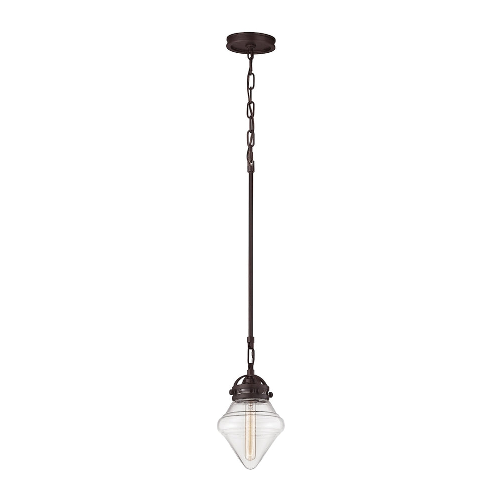 Elk Lighting 67125-1 1-Light 7" Oil Rubbed Bronze Mini Pendant Ceiling Light