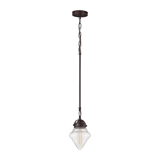 Elk Lighting 67125-1 1-Light 7" Oil Rubbed Bronze Mini Pendant Ceiling Light
