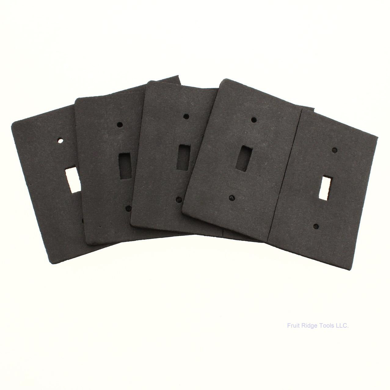 8-Pack of Energy Savers Toggle Switch Wallplate Insulators Insert Cover