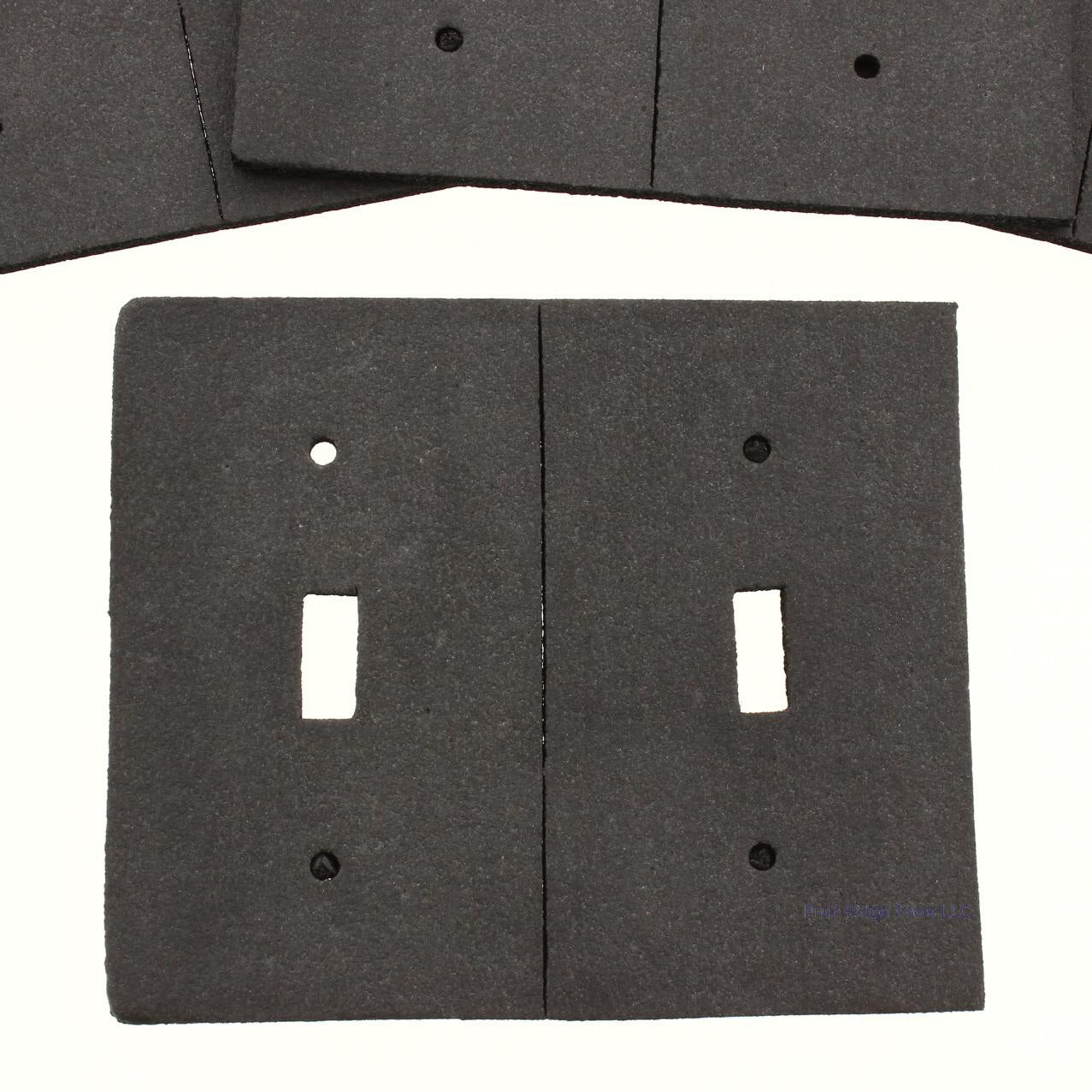 8-Pack of Energy Savers Toggle Switch Wallplate Insulators Insert Cover