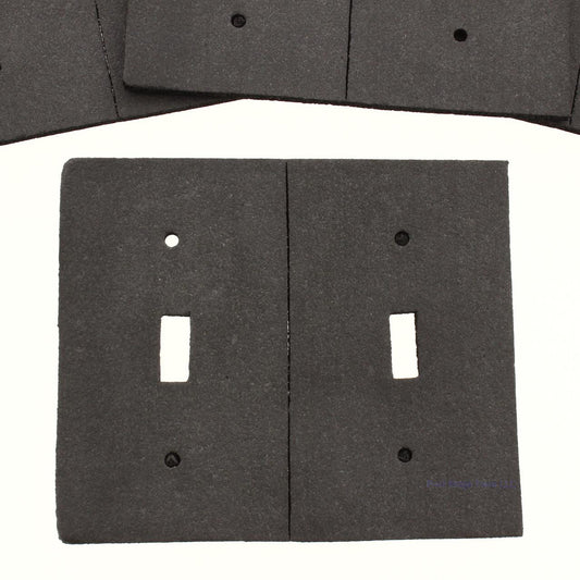 8-Pack of Energy Savers Toggle Switch Wallplate Insulators Insert Cover