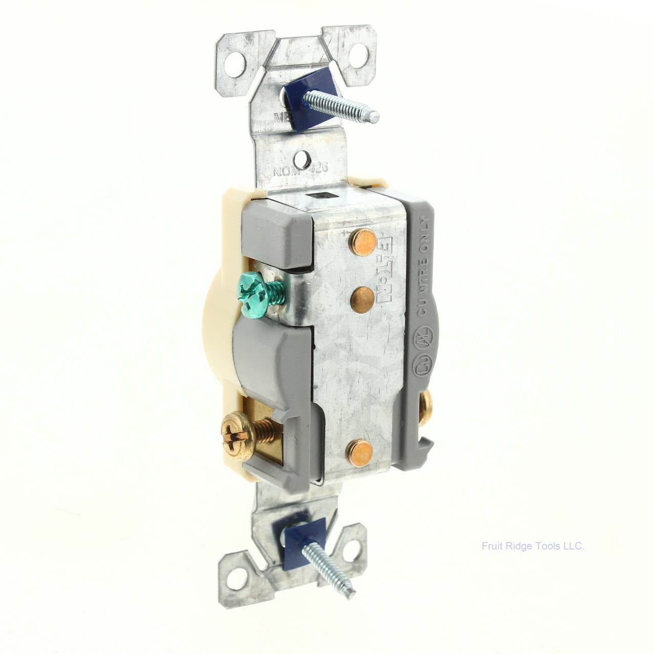 Eaton Ivory Commercial Single Outlet Receptacle NEMA 6-20R 250V 20A 1876V Boxed