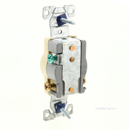 Eaton Ivory Commercial Single Outlet Receptacle NEMA 6-20R 250V 20A 1876V Boxed