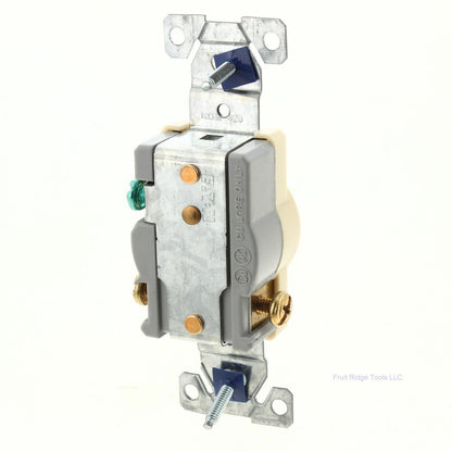 Eaton Ivory Commercial Single Outlet Receptacle NEMA 6-20R 250V 20A 1876V Boxed