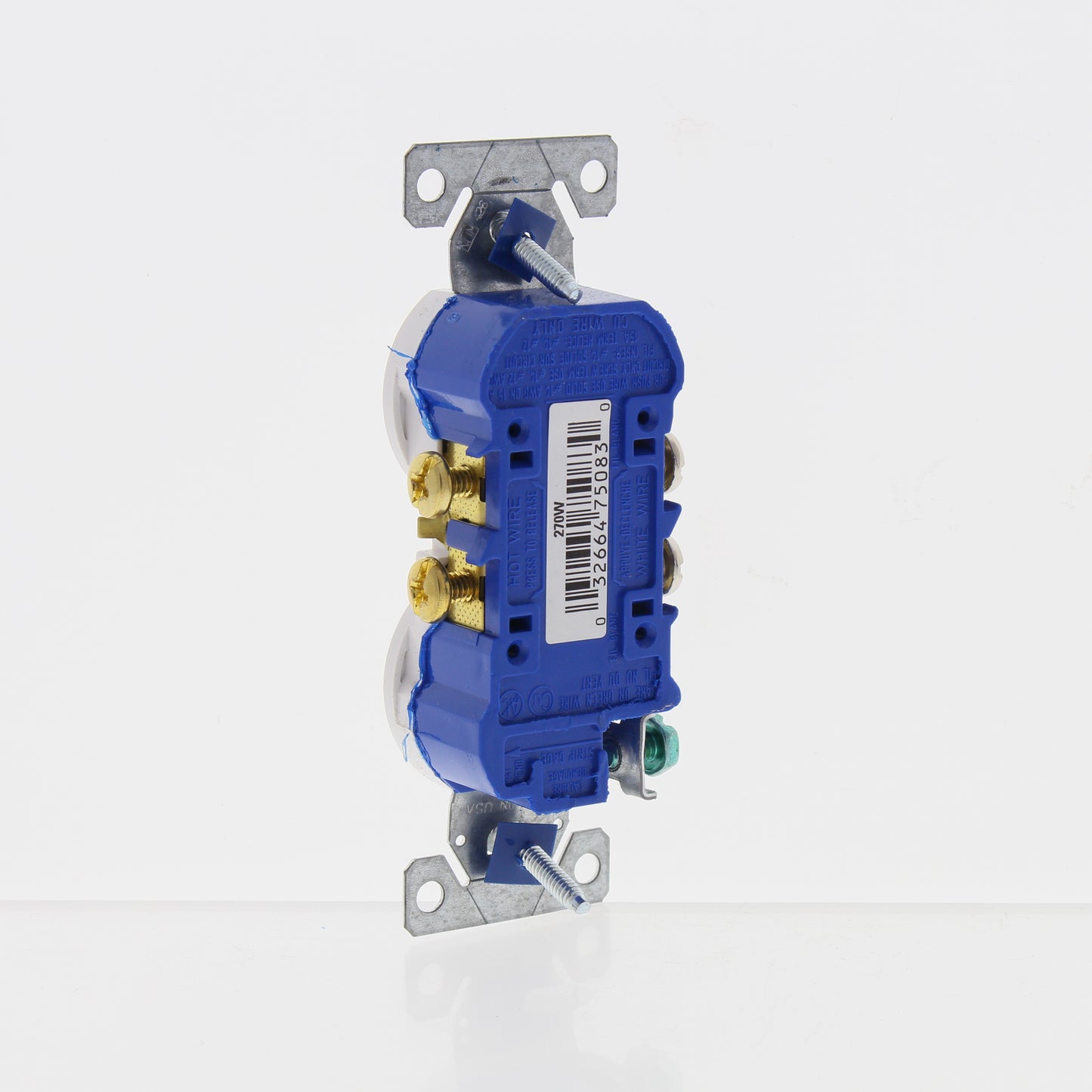 Eaton White Residential Straight Blade Duplex Outlet Receptacle 5-15R 15A 270W
