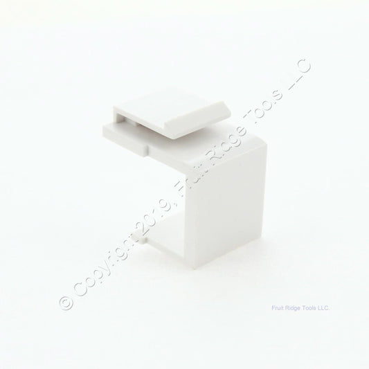 10 Eaton White Modular Wallplate Solid Blank One Port Filler Inserts 5550-5EW
