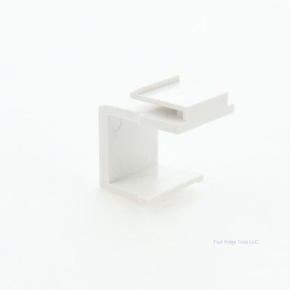 Eaton 5550-5EW White Modular Wallplate Solid Blank One Port Filler Insert