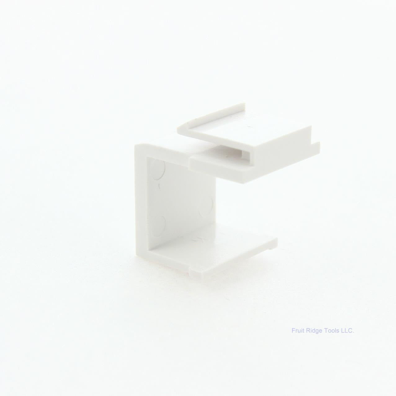 Eaton 5550-5EW White Modular Wallplate Solid Blank One Port Filler Insert