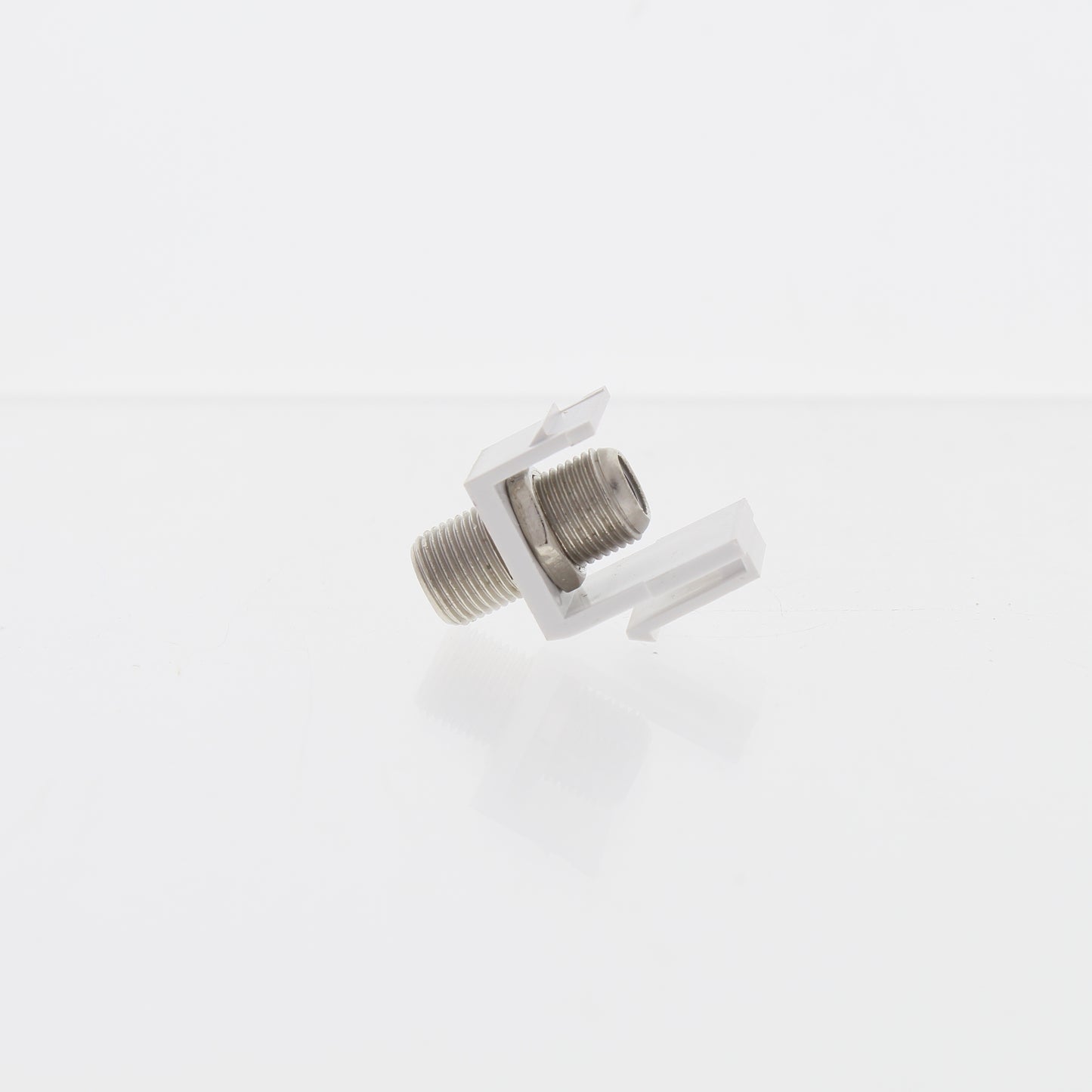 Eaton White Modular TV Video Connector F-Type Coaxial Cable Jack RG6 5552-5EW