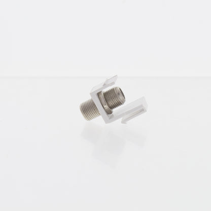 Eaton White Modular TV Video Connector F-Type Coaxial Cable Jack RG6 5552-5EW