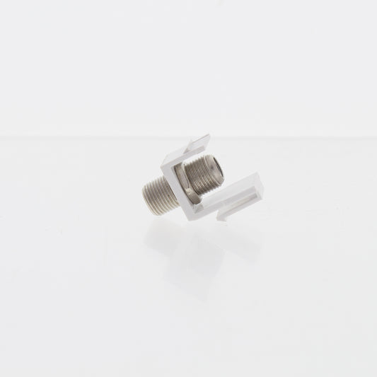 Eaton White Modular TV Video Connector F-Type Coaxial Cable Jack RG6 5552-5EW
