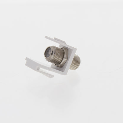 Eaton White Modular TV Video Connector F-Type Coaxial Cable Jack RG6 5552-5EW