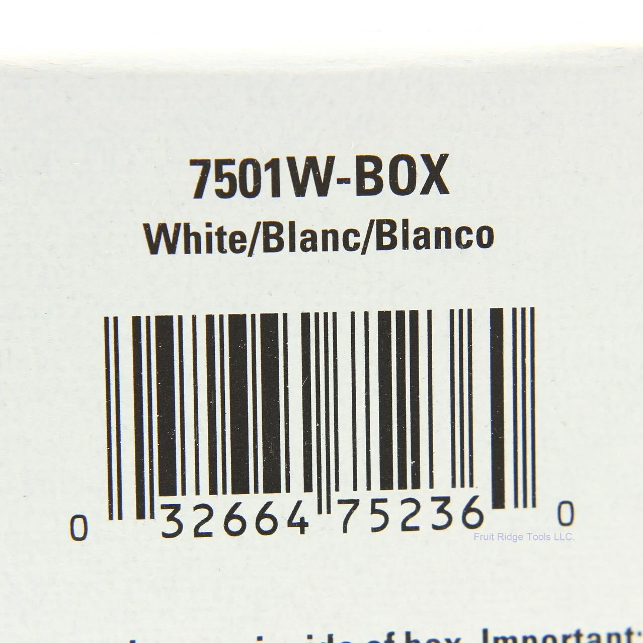 Eaton 7501W White 15A Single Pole Decorator Rocker Wall Light Switch Boxed