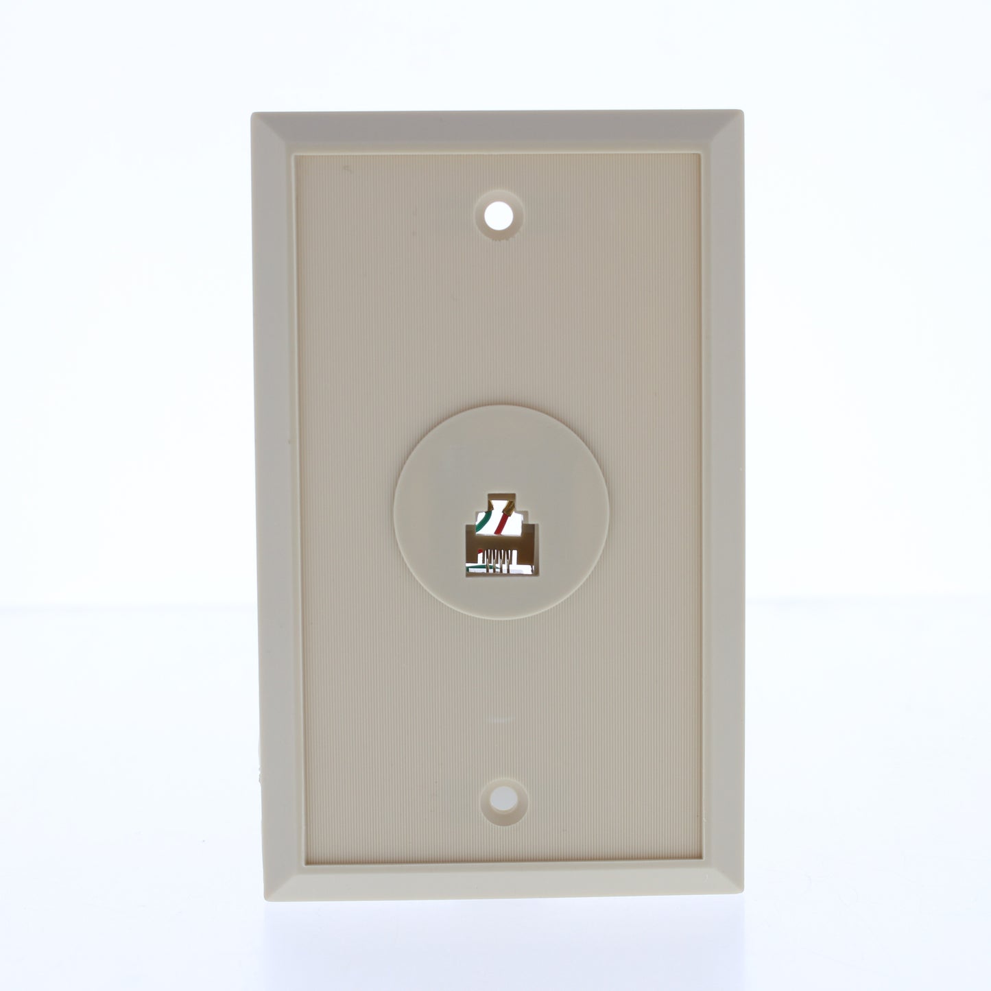 EZ-Flow 61001 Ivory 1-Gang Telephone Jack Thermoplastic Nylon Wallplate Cover