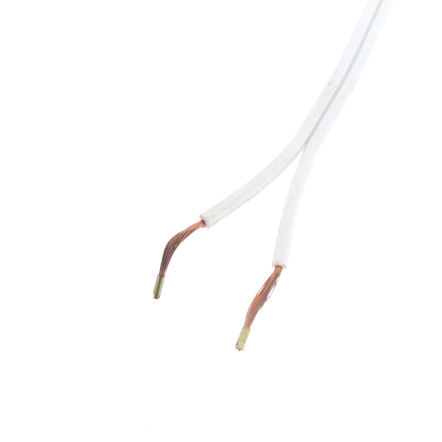 White Lamp Cord Replacement Wire Cable 18/2 SPT-2 10A 125V 2-Wire Stranded