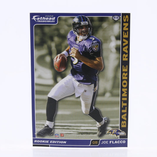 Joe Flacco MVP Baltimore Ravens NFL 2008 Rookie Fathead Player Wall Decal 5"x7"