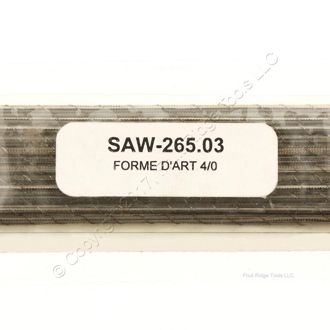 Forme D'Art SAW-265.03 Jewelry Sawblades Cut 4/0