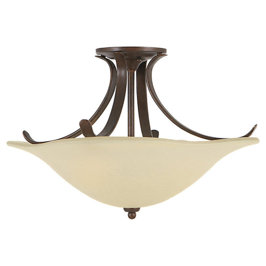 Feiss SF214GBZ MorningSide Collection Semi Flush Mount in Grecian Bronze