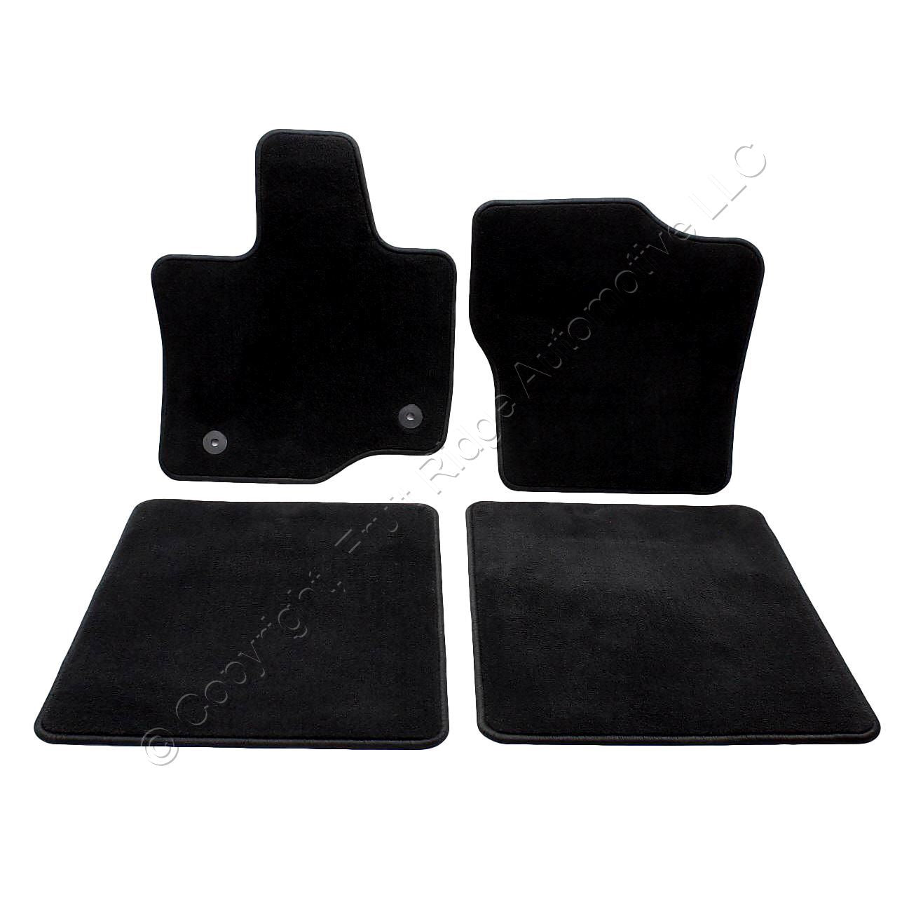 Ford OEM Black 4-Piece Set Floor Mats LHD 15oz for 2015-2020 Super Crew Cab F150