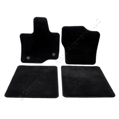 Ford OEM Black 4-Piece Set Floor Mats LHD 15oz for 2015-2020 Super Crew Cab F150