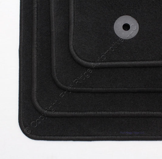 Ford OEM Black 4-Piece Set Floor Mats LHD 15oz for 2015-2020 Super Crew Cab F150