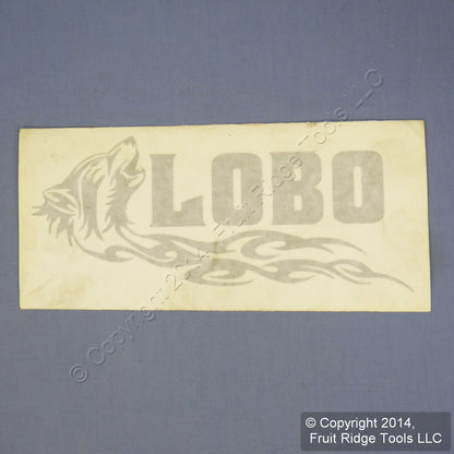 Lobo Edition Stick-On Decal Emblem Silver Metallic for Ford OEM F-150