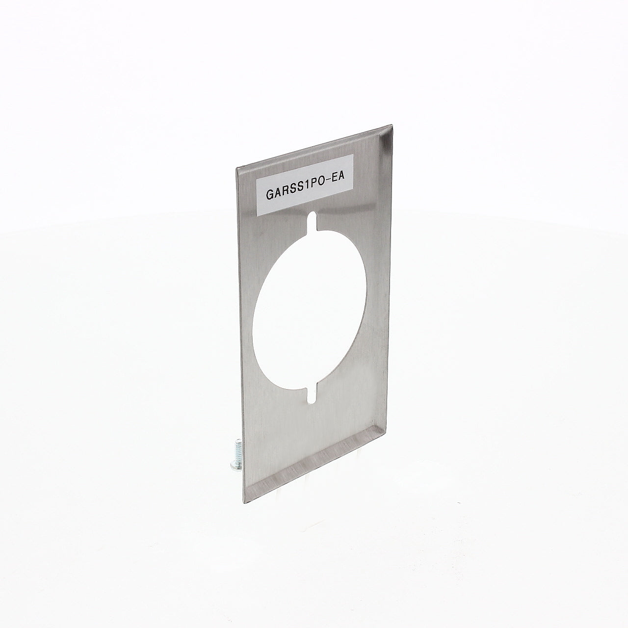 Garvin Industries GNSS1PO 1-Gang�2.125"�Dia.�Brushed�Stainless Steel Wall�Plate