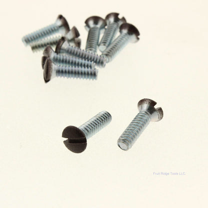 Gardner Bender 14-WPB Brown 1/2" Wall Plate Cover Screws Slotted Oval Head 10pcs