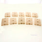 GC Electronics Ivory Quick Mount Telephone Jack 4-Conductor Wall Jack 10pcs