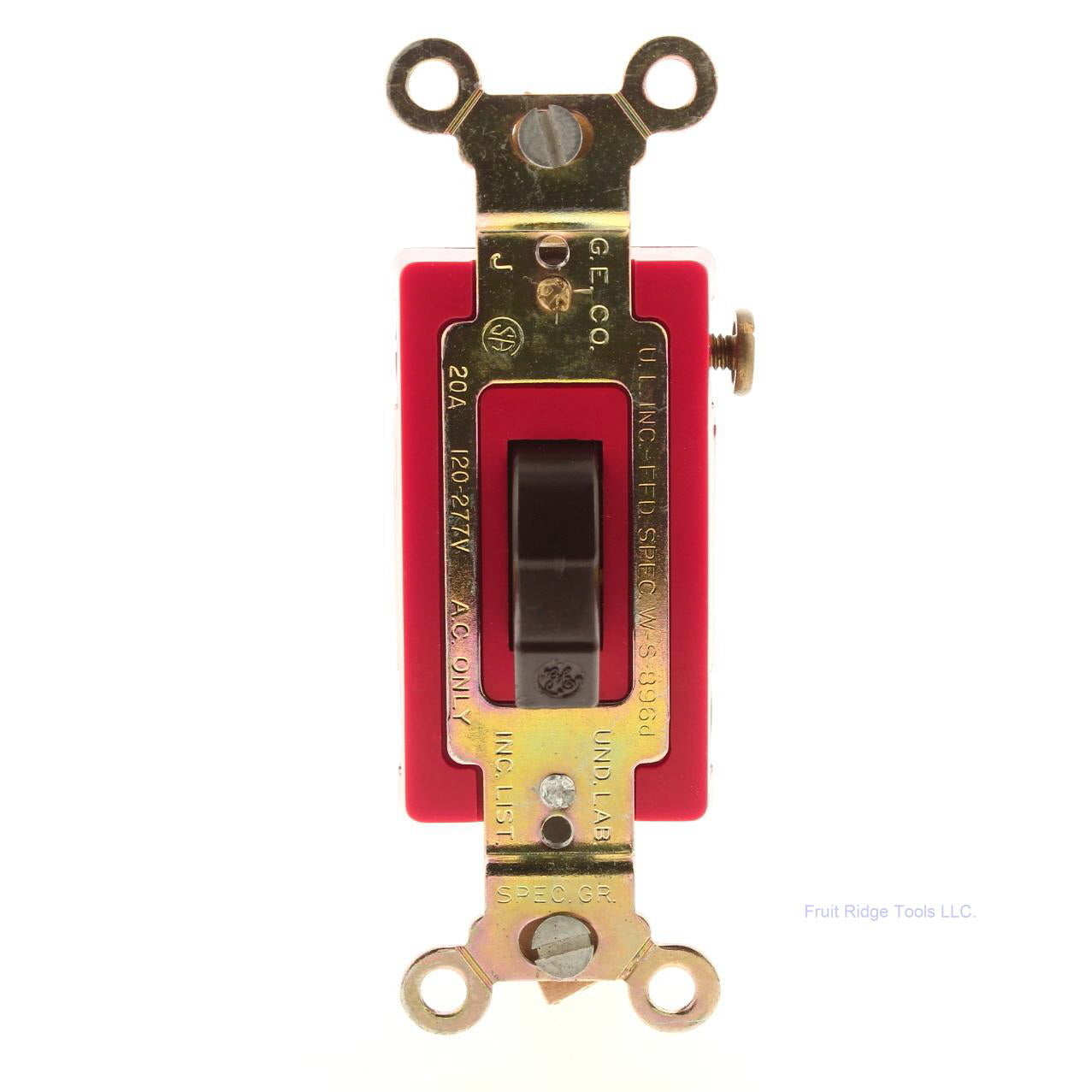 General Electric 5954-1G Brown Grounding Switch Toggle 20A 277V