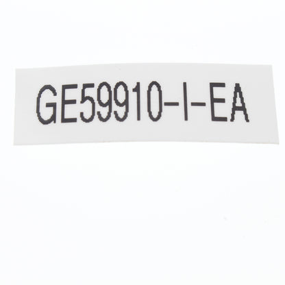 GE 59910 Ivory 2-Gang Decorator Toggle Combo Unbreakable Nylon Wallplate Cover
