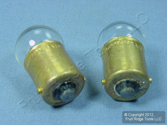 2-Pack GE 631 Courtesy Lamp Under Hood Trunk Glove Box License Bulbs Multi Use