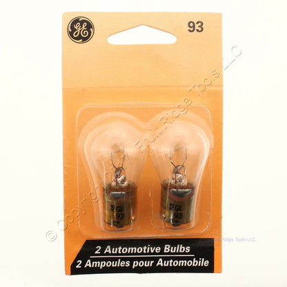 GE #93 Replacement Auto Courtesy Dome Trunk Bulbs fits 91-95 Bonneville 1979 C10