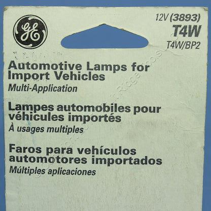 GE T4W Replacement Bulbs for Tailight Parking Courtesy for 1963-07 Mercedes-Benz