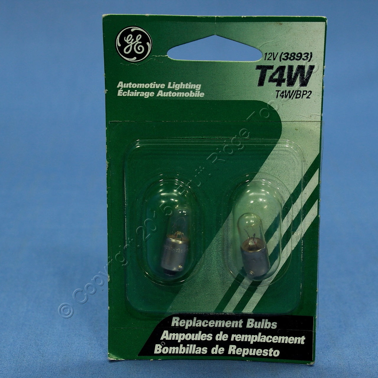 GE T4W Replacement Bulbs for Tailight Parking Courtesy for 1963-07 Mercedes-Benz