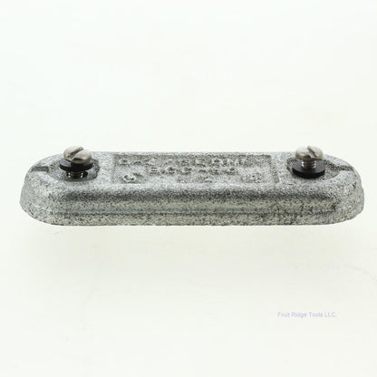 O-Z/Gedney 1/2" Conduit Clip-On Body Cover Malleable Iron BCC-50