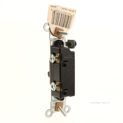 General Electric Brown Single Pole Toggle Switch 15A 120V