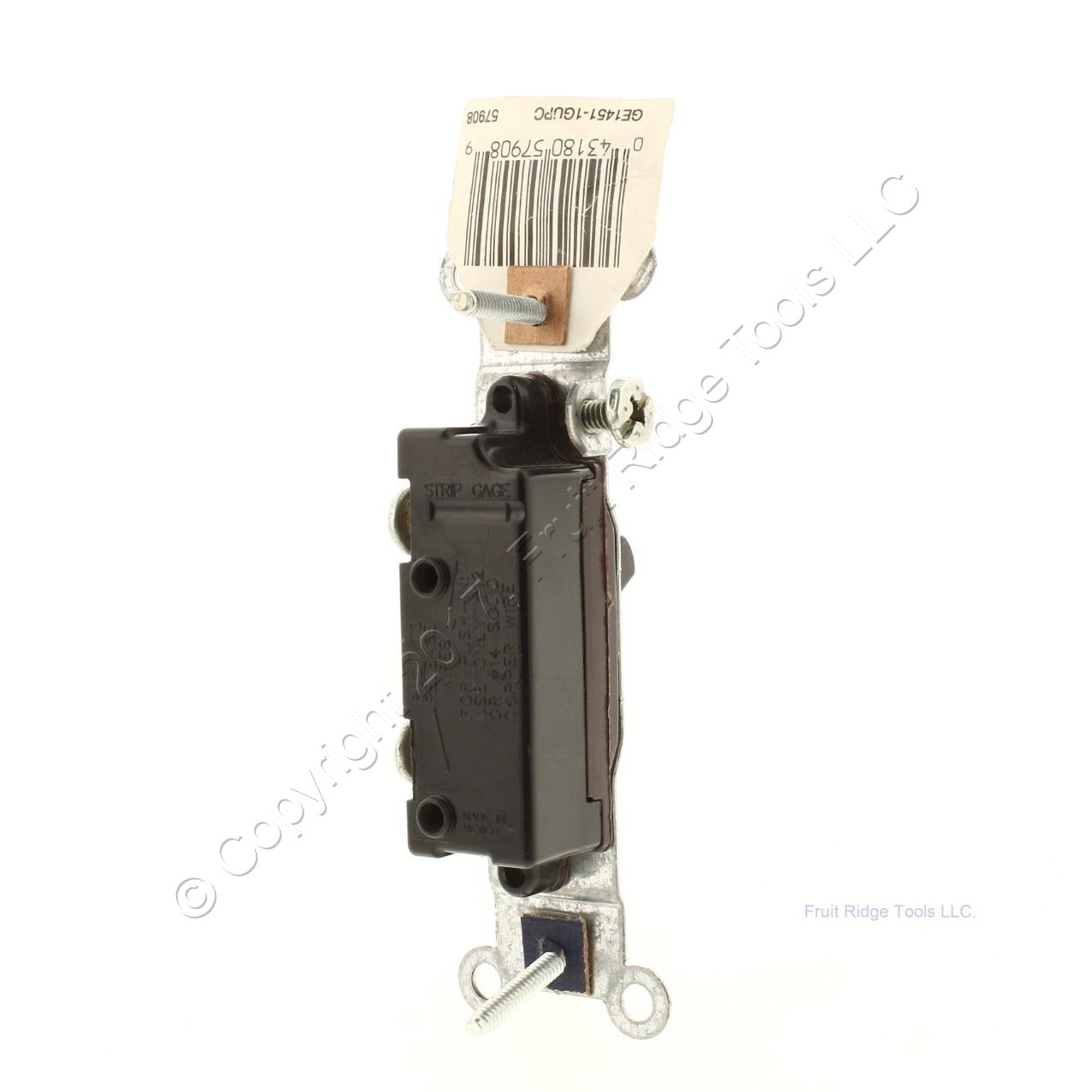 General Electric 1-Gang Brown Wiring Devices Single Toggle Switch