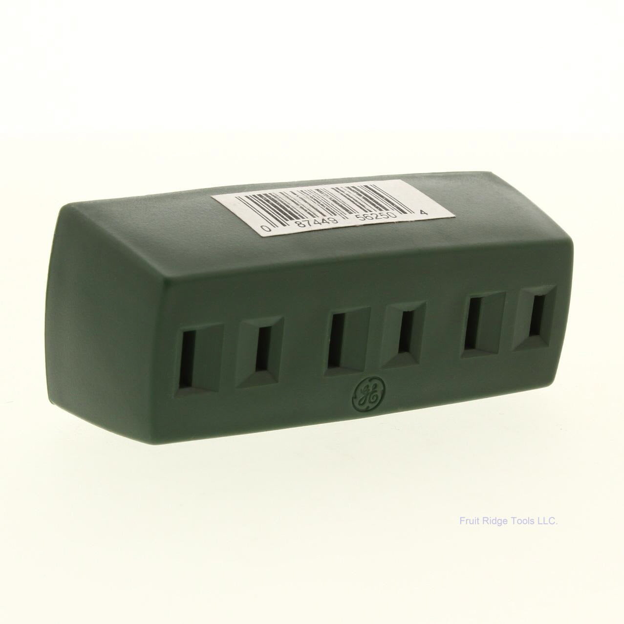 General Electric GE 1737 Green 3-1 Adapter Plug Polarized Connector 15A 125V