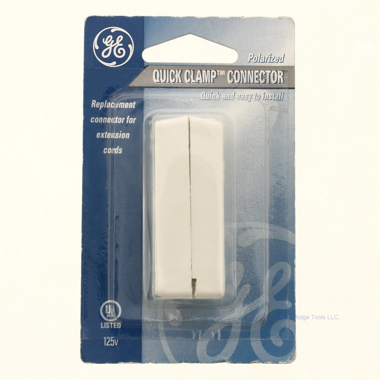 General Electric 1811-71D Quick Clamp Connector for Extension Cord End Polarized