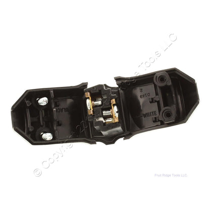General Electric 4355-31D Brown Polarized Household Plug Connector 1-15 15A 125V
