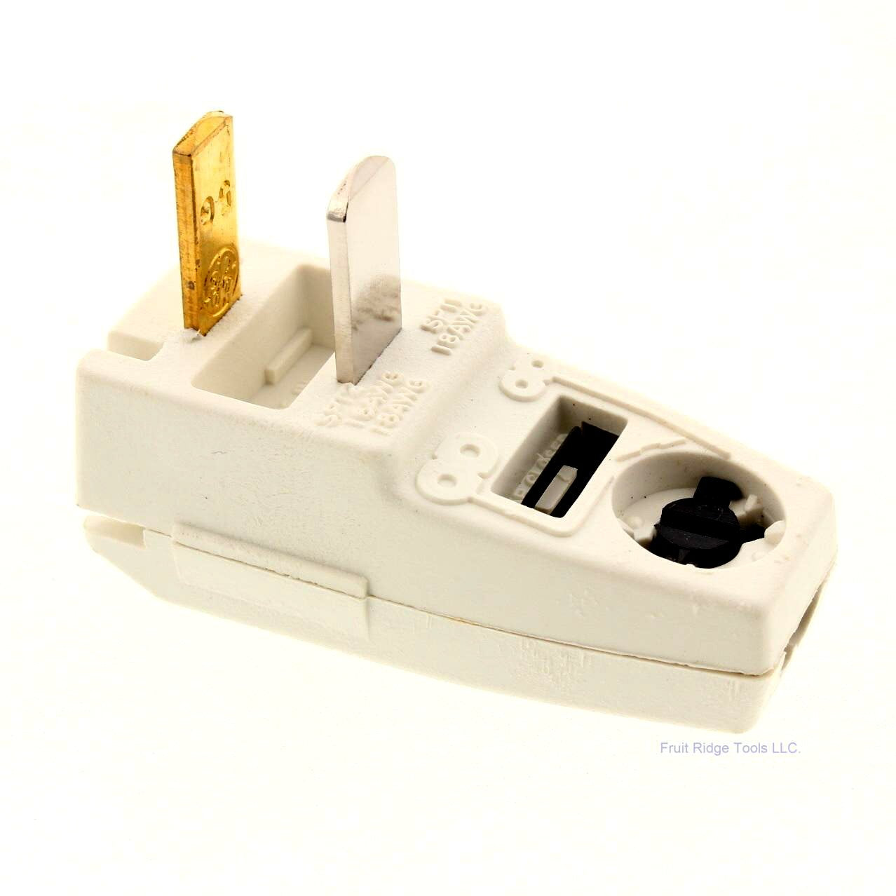 General Electric GE4499-71D Beige Quick Clamp Polarized Plug Replacement 125V