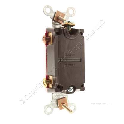 GE Brown 3-Way Toggle Wall Light Switch 20A 120/277V #5953-1G