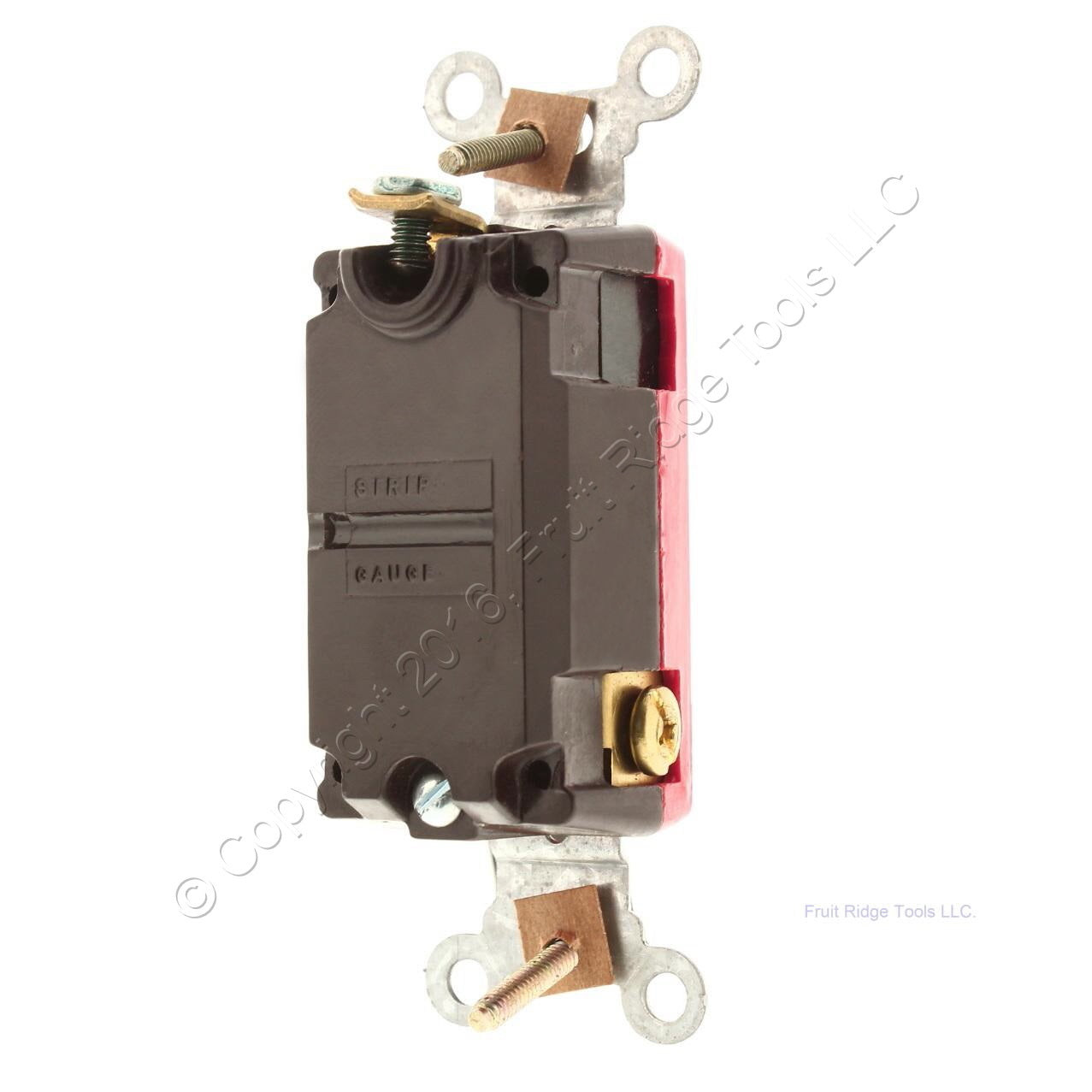 GE Brown 3-Way Toggle Wall Light Switch 20A 120/277V #5953-1G